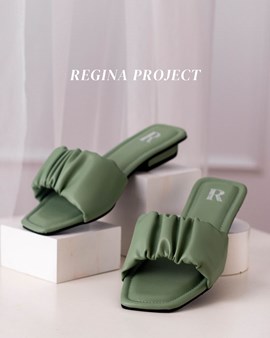 Sepatu Wanita | Premium Sandal Kara | Hijau Pistachio