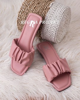 Sepatu Wanita | Premium Sandal Kara | Pink Peach